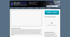 Desktop Screenshot of eurodebt.ie